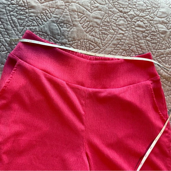 Vibrant Pink Wide Leg Pants - Picture 3 of 11